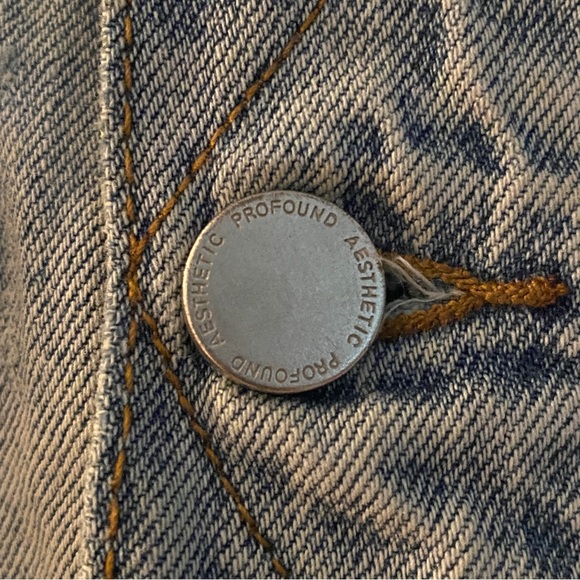 Profound Aesthetic - Still Life (Printed Floral Patch) Denim Jacket - Picture 12 of 12